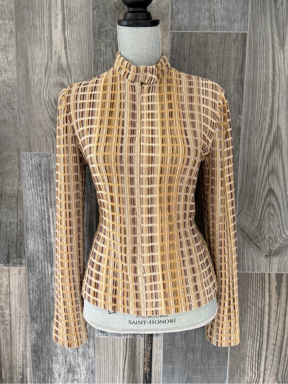 Vintage Missoni Mock Neck Wool & Silk Sweater